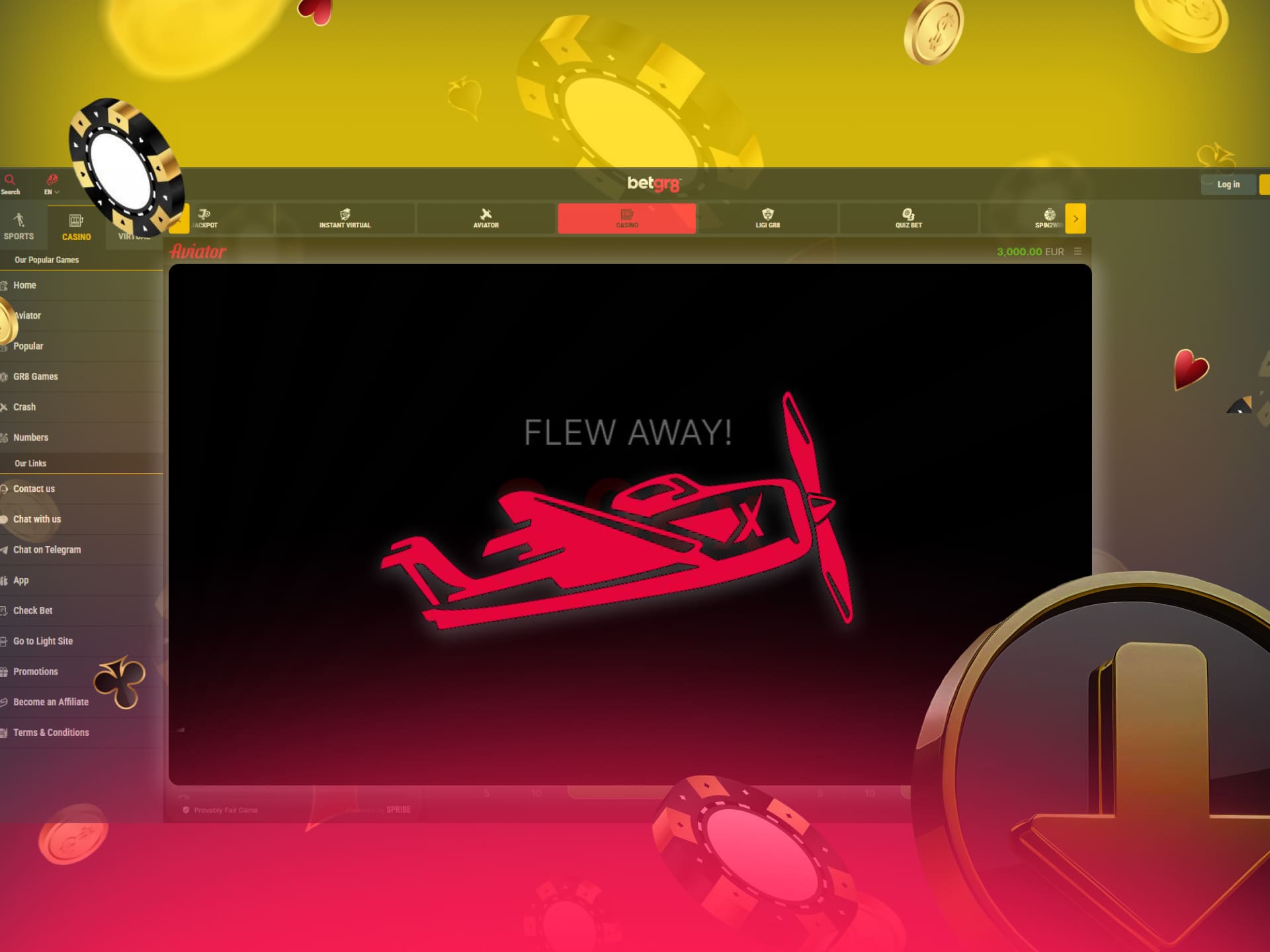 BetGR8 Kenya Aviator how to download the application from the official website of the platform