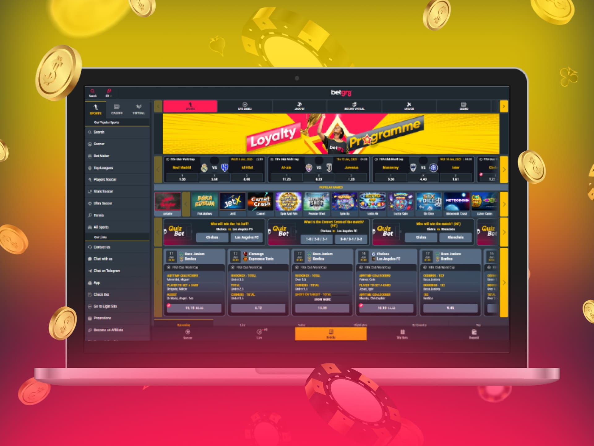BetGR8 Kenya general information about betting and casino platform main points