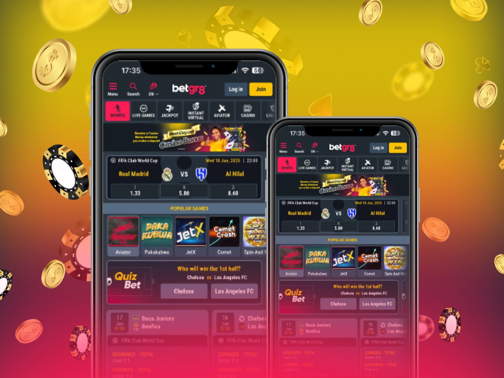 BetGR8 Kenya mobile app ability to download platform updates via official website
